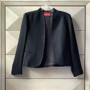 VINTAGE SASSON WOMEN’S BLAZER JACKET  - BLACK - SIZE M